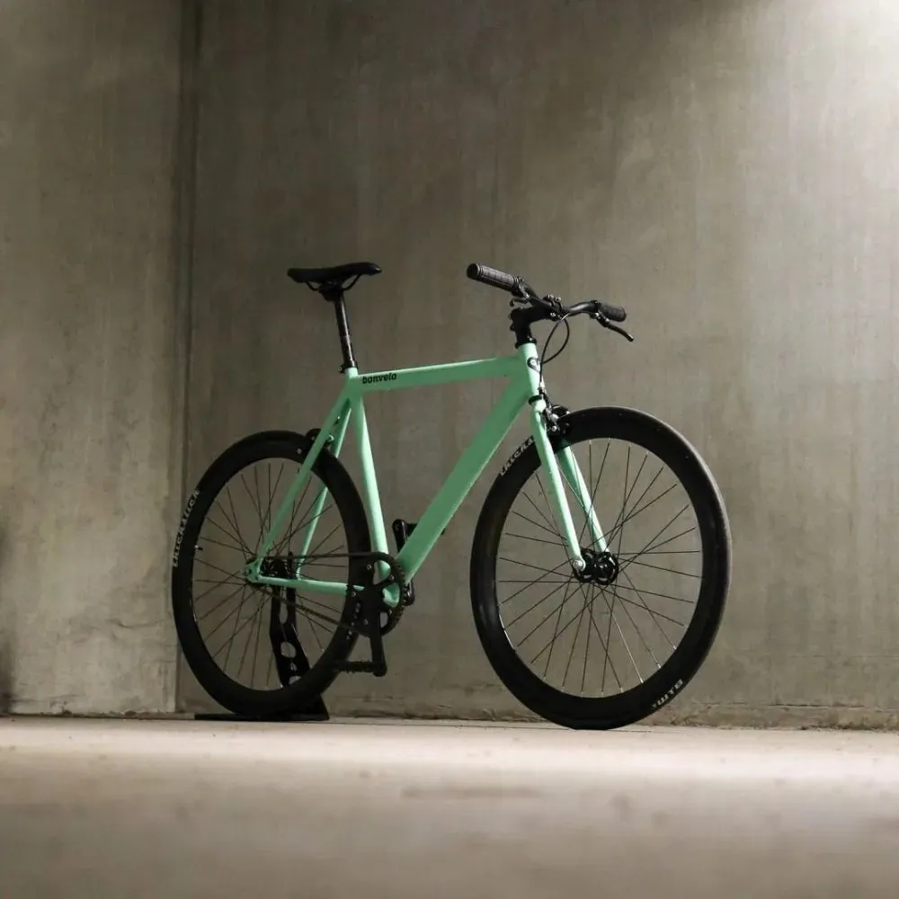bonvelo Singlespeed & Fixie Bike BLIZZ Velvet Green L
