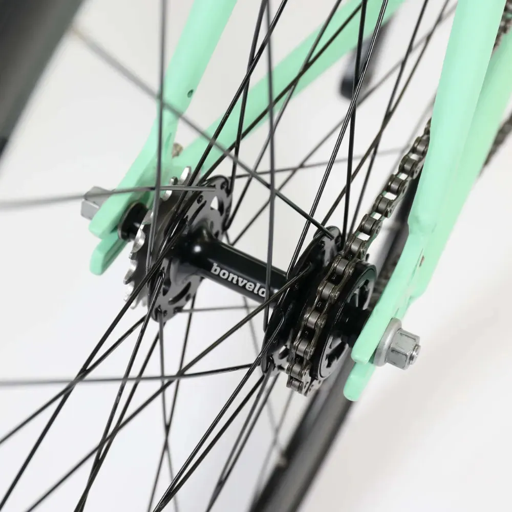 bonvelo Singlespeed & Fixie Bike BLIZZ Velvet Green M