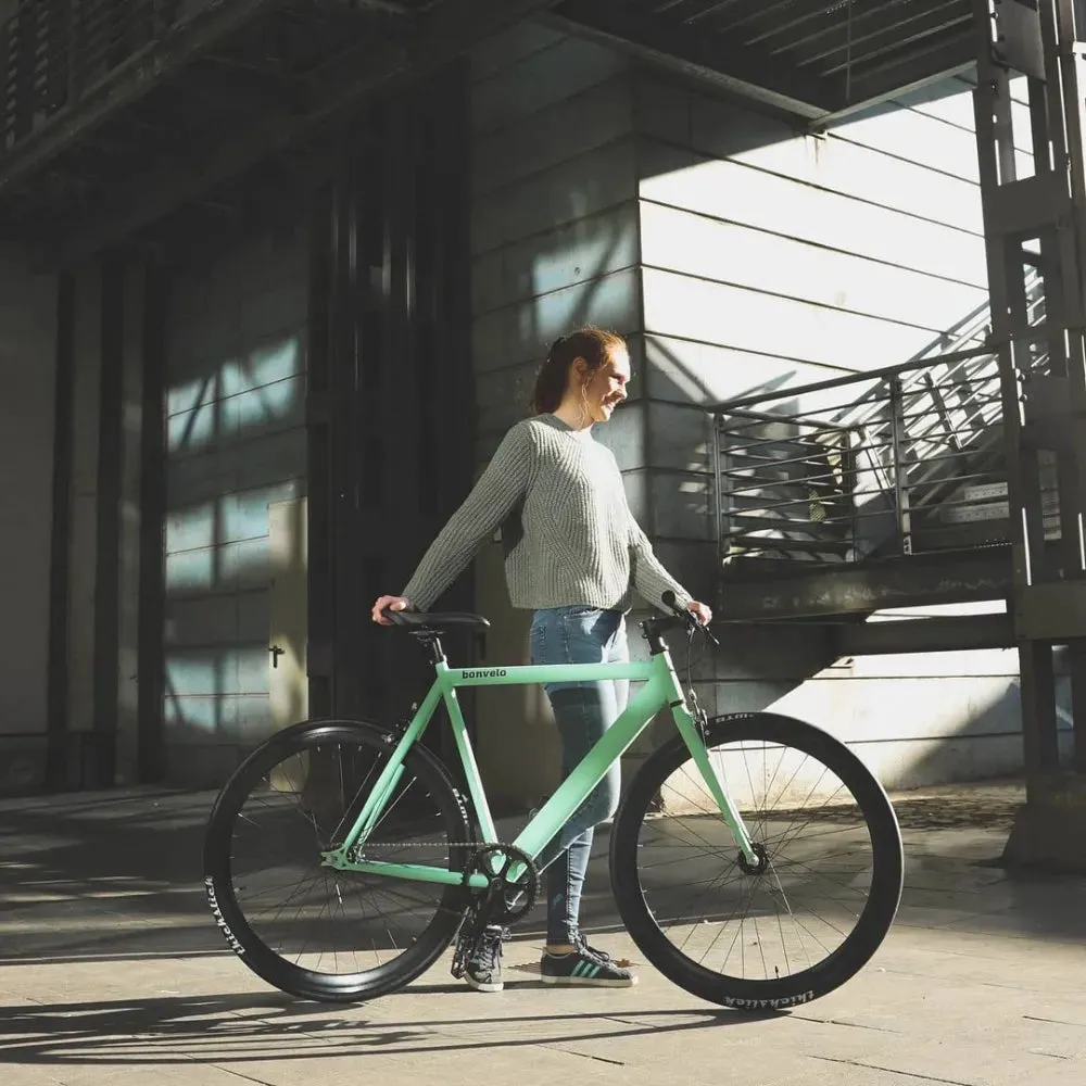 bonvelo Singlespeed & Fixie Bike BLIZZ Velvet Green S