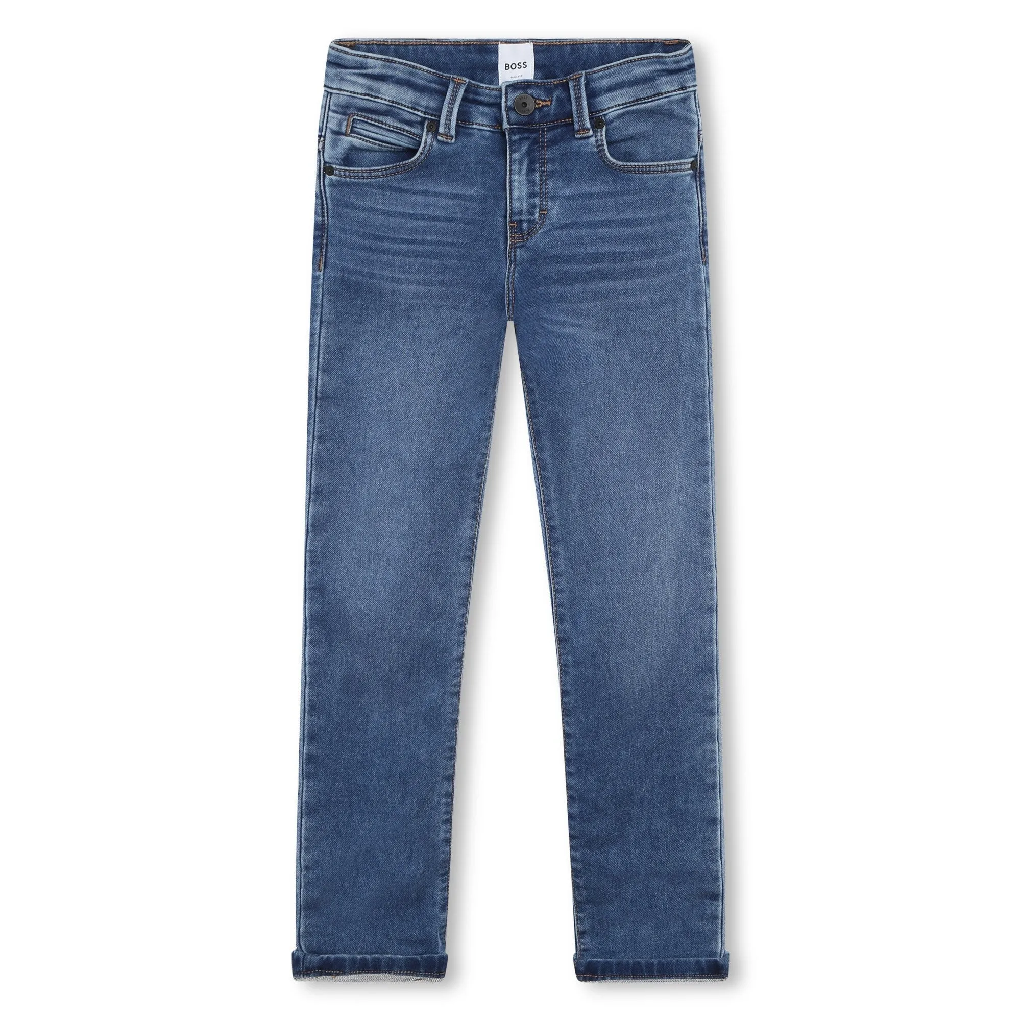 Boss Denim Trousers - Double Stone