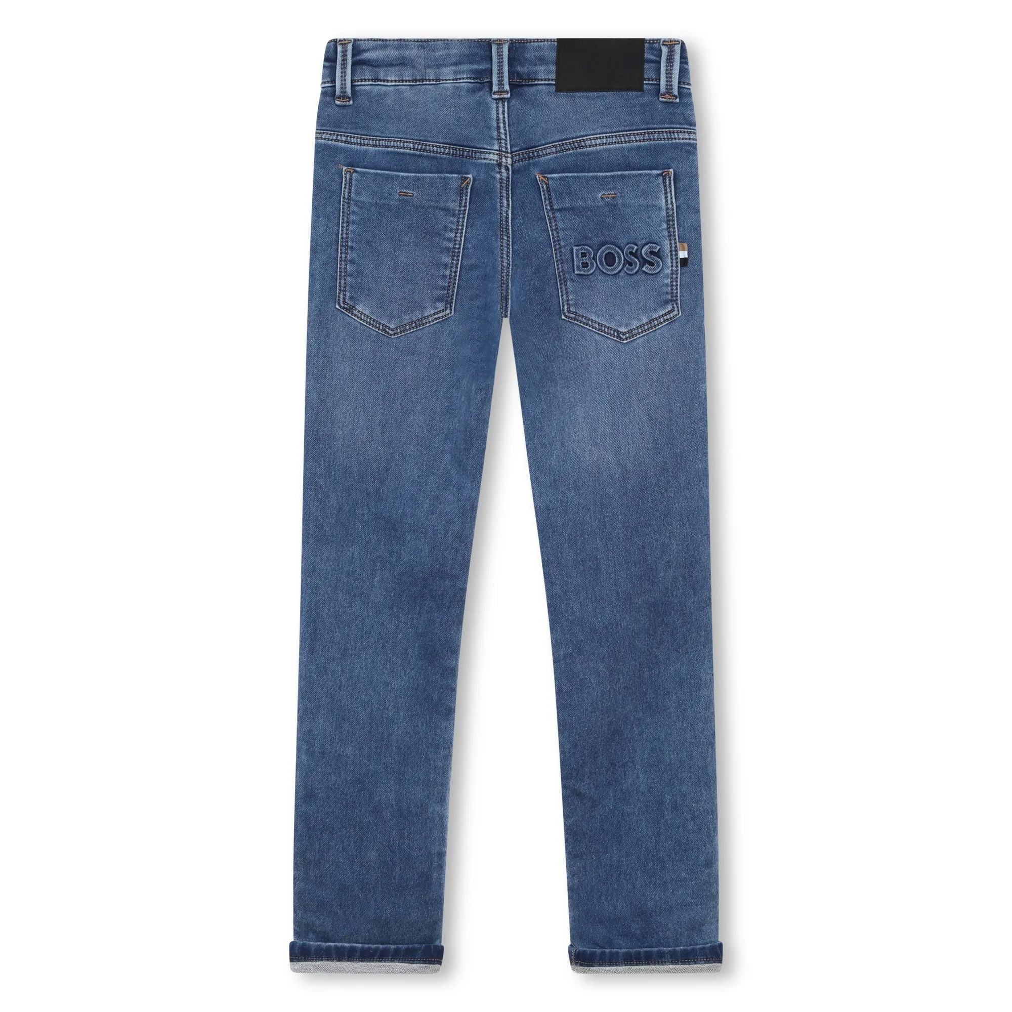 Boss Denim Trousers - Double Stone
