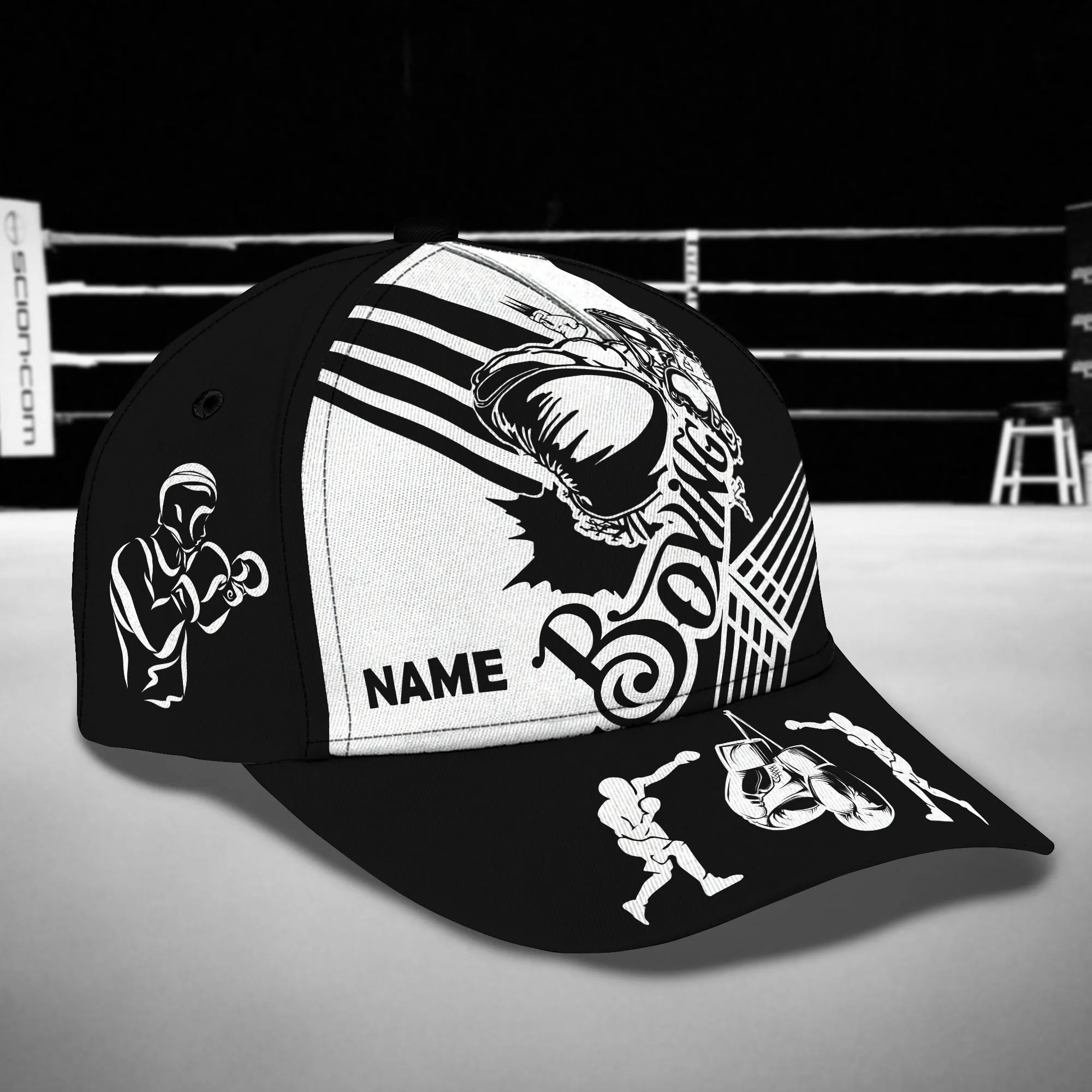Boxing 2- Personalized Name Cap -Loop- Hd98 79