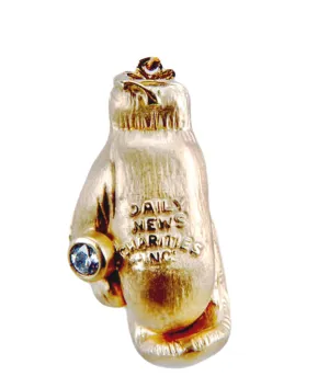 Boxing Gloves Pendant 14K