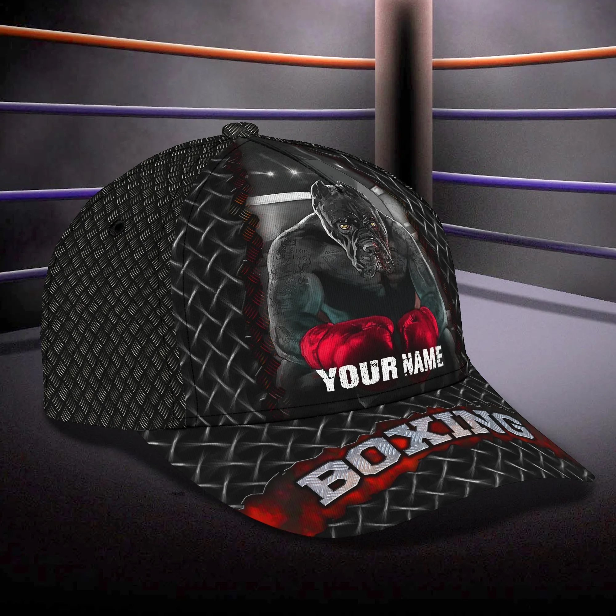 Boxing - Personalized Name Cap 05 - Cv98