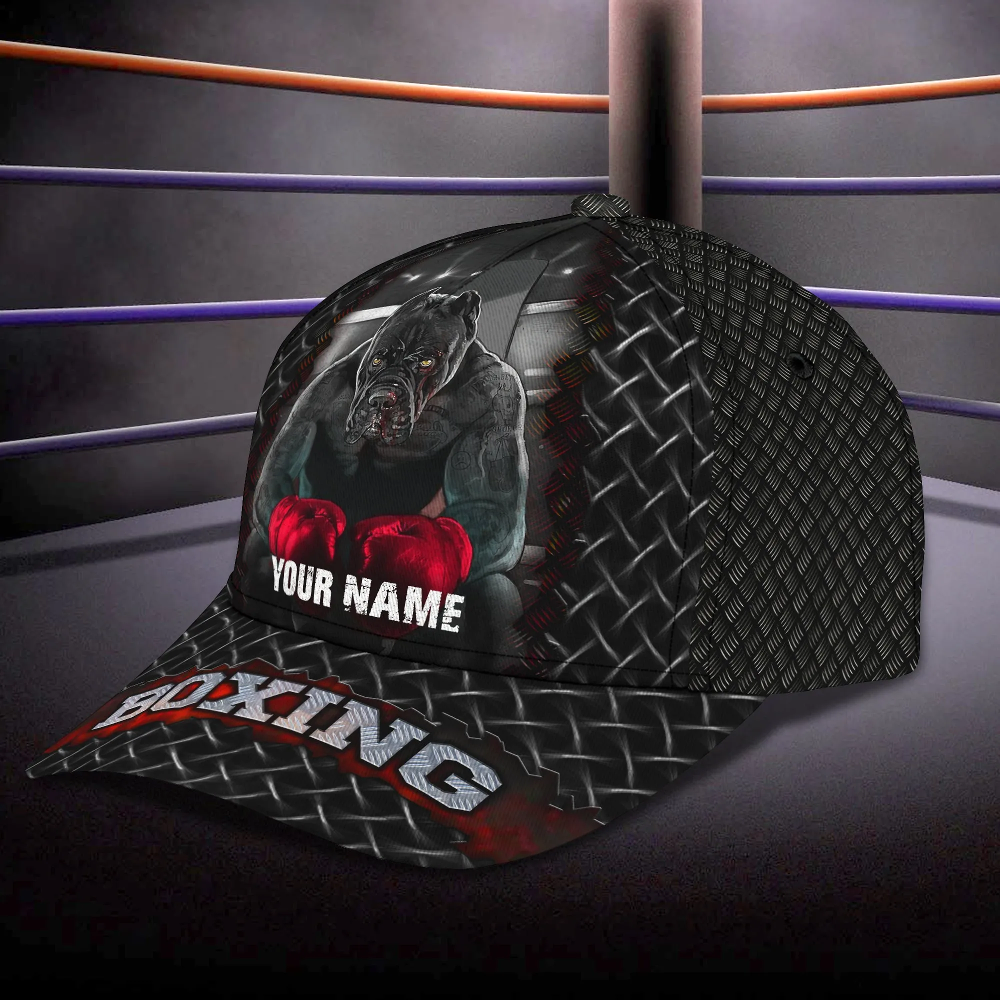 Boxing - Personalized Name Cap 05 - Cv98