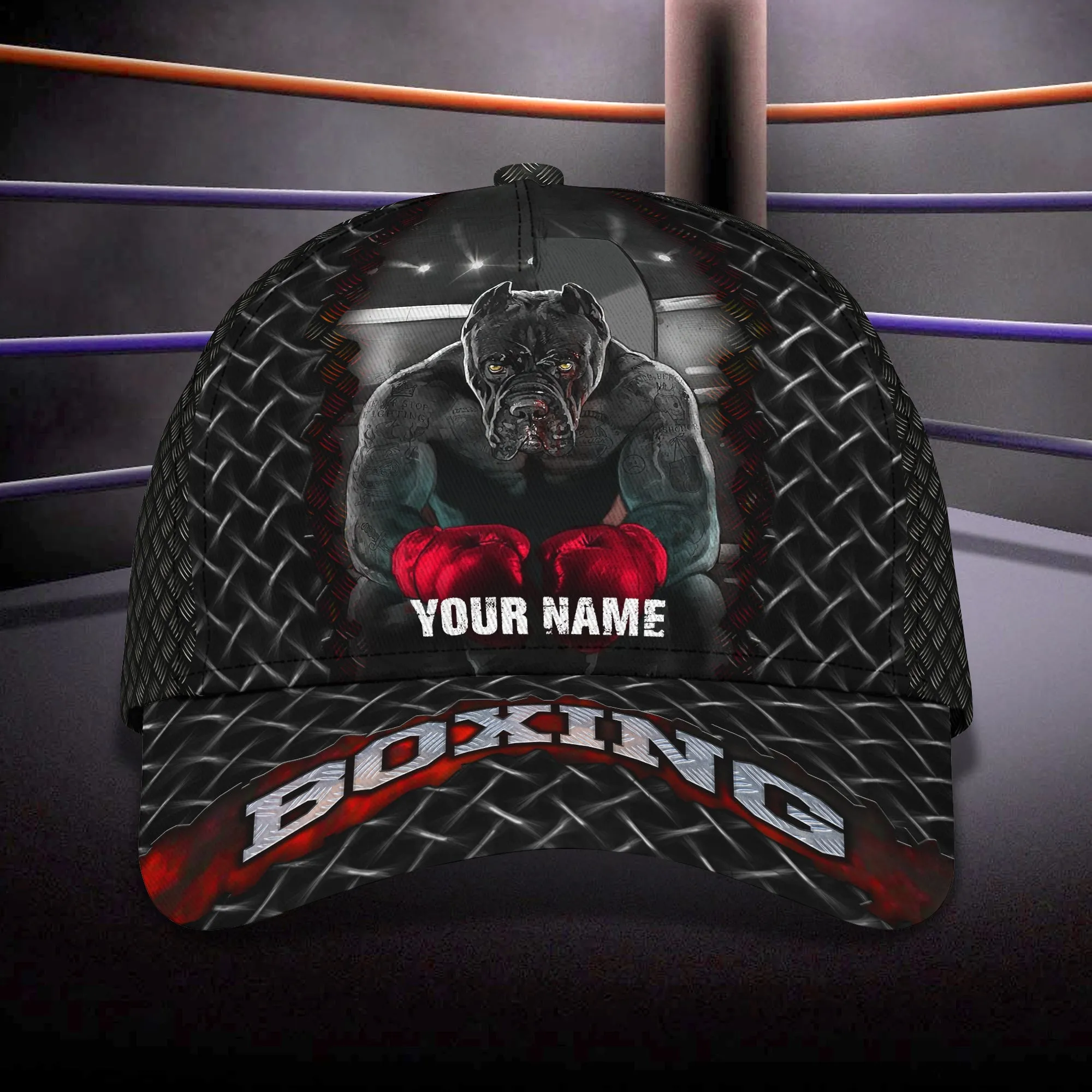 Boxing - Personalized Name Cap 05 - Cv98