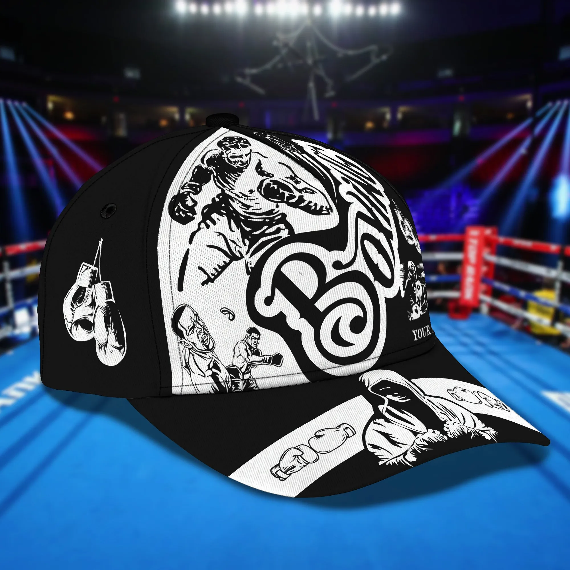 Boxing- Personalized Name Cap -Loop- Hd98 78