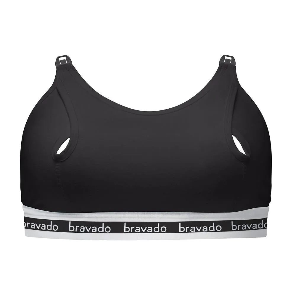 Bravado Clip & Pump Hands-Free Nursing Bra Accessory 2.0 (Black)