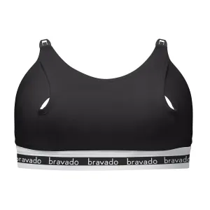 Bravado Clip & Pump Hands-Free Nursing Bra Accessory 2.0 (Black)