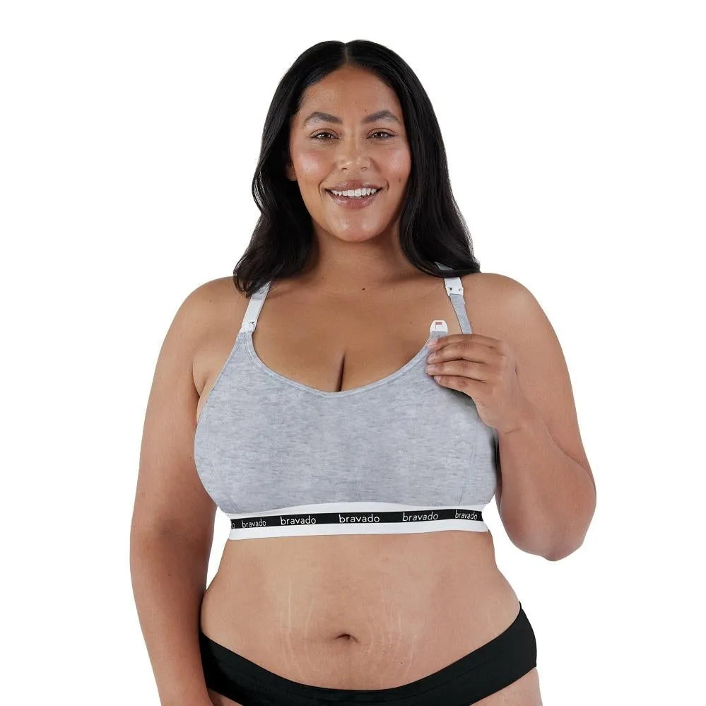 Bravado Original Extended Cup Nursing Bra 2.0 (Dove Heather)
