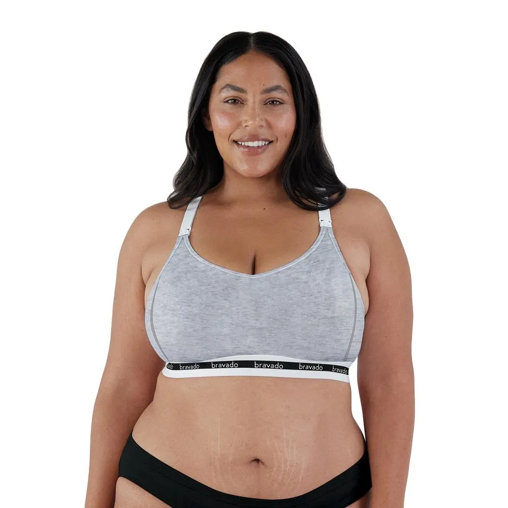 Bravado Original Extended Cup Nursing Bra 2.0 (Dove Heather)