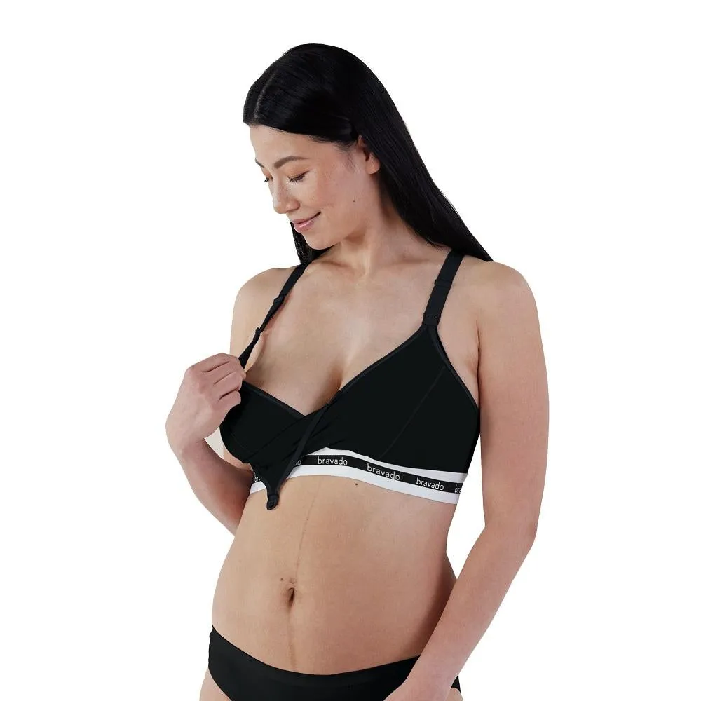 Bravado Original Pumping & Nursing Full Cup Bra 2.0 (Black)
