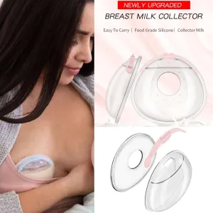 Breast Milk Collector Shells with Stopper - 2 pcs