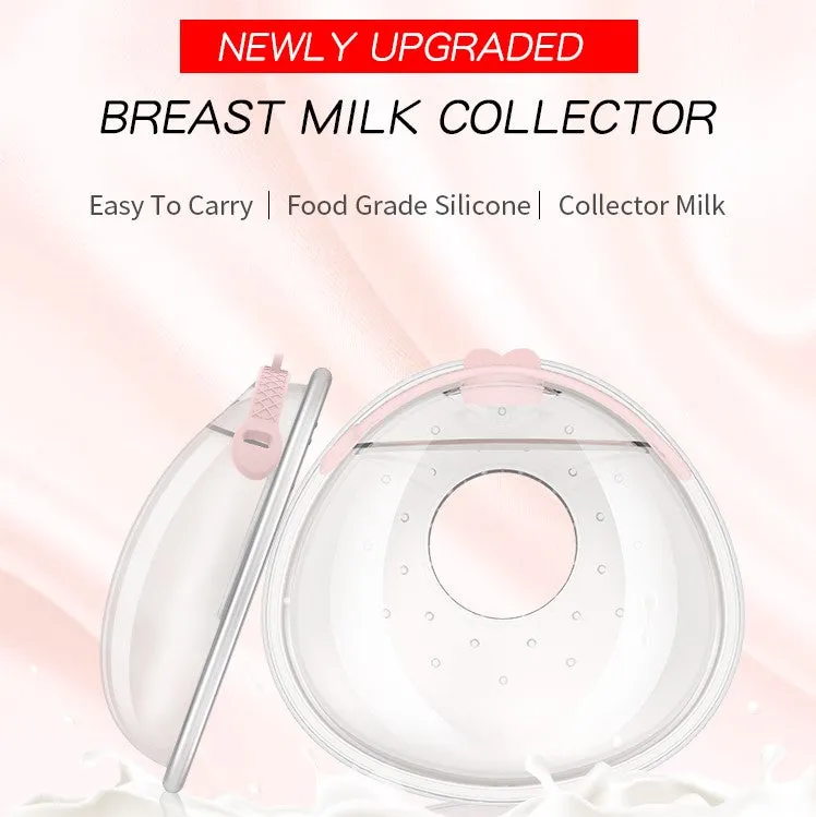 Breast Milk Collector Shells with Stopper - 2 pcs