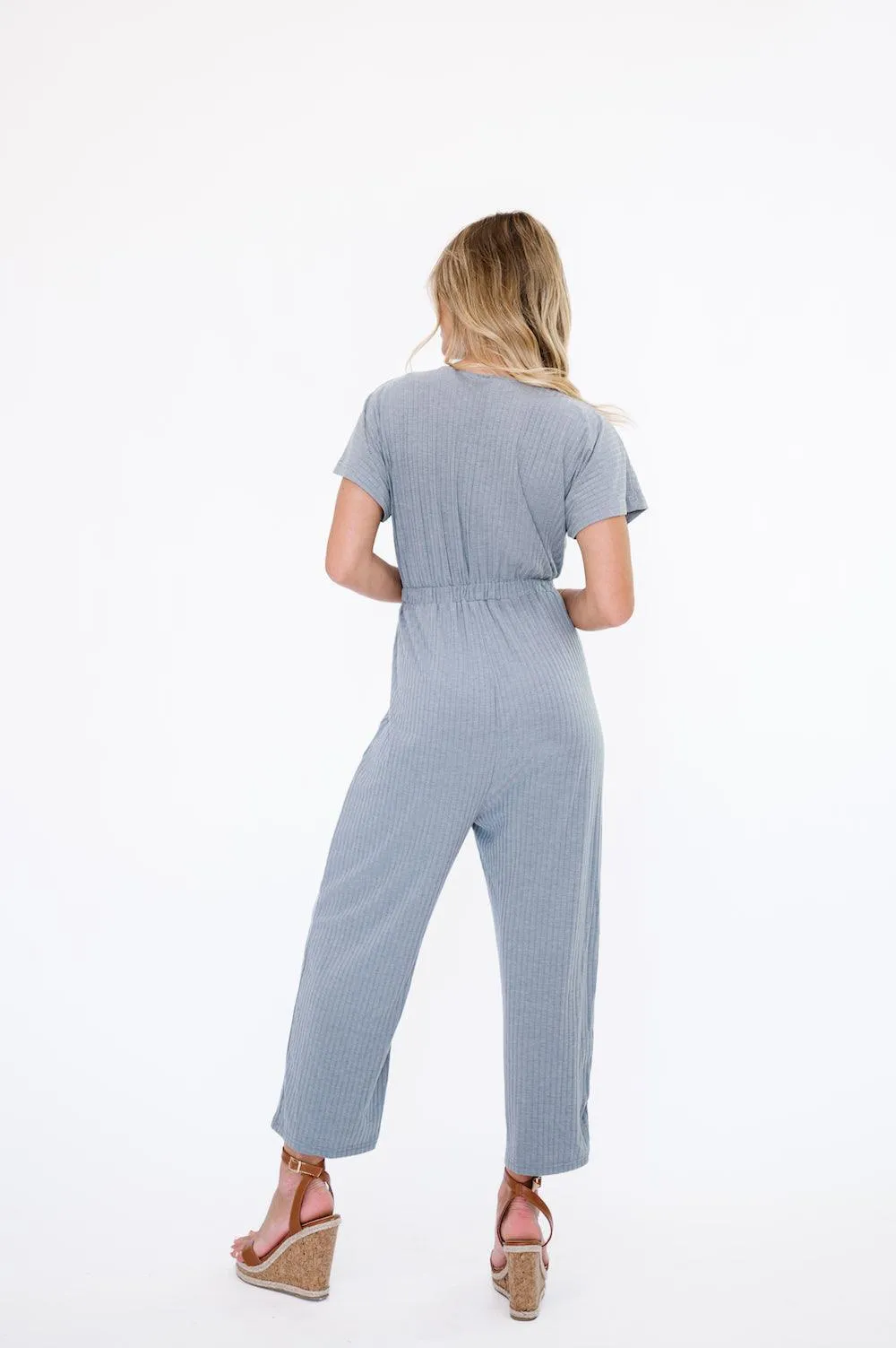Brooke Jumpsuit in Grey