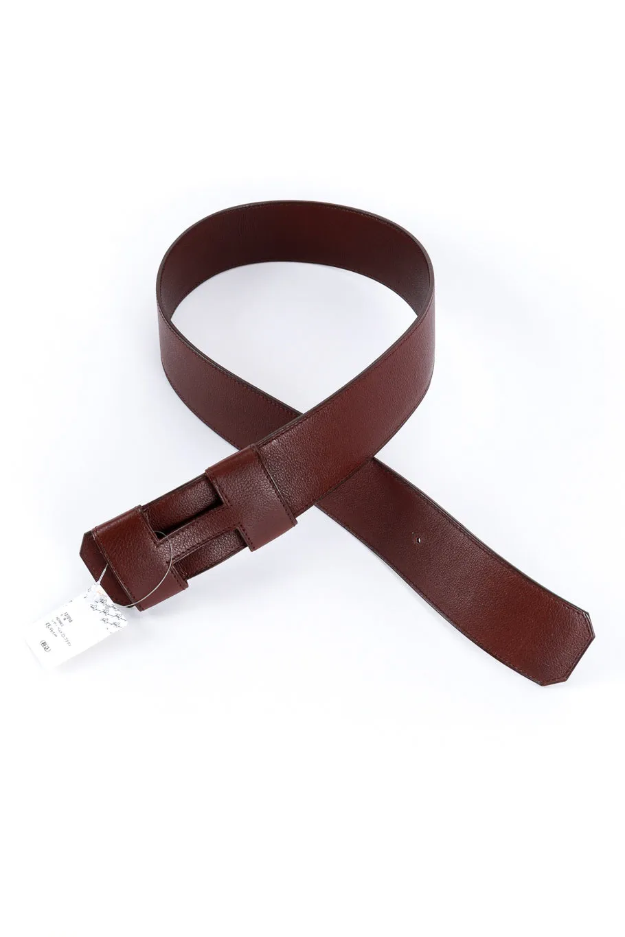 Brown H Buckle Belt