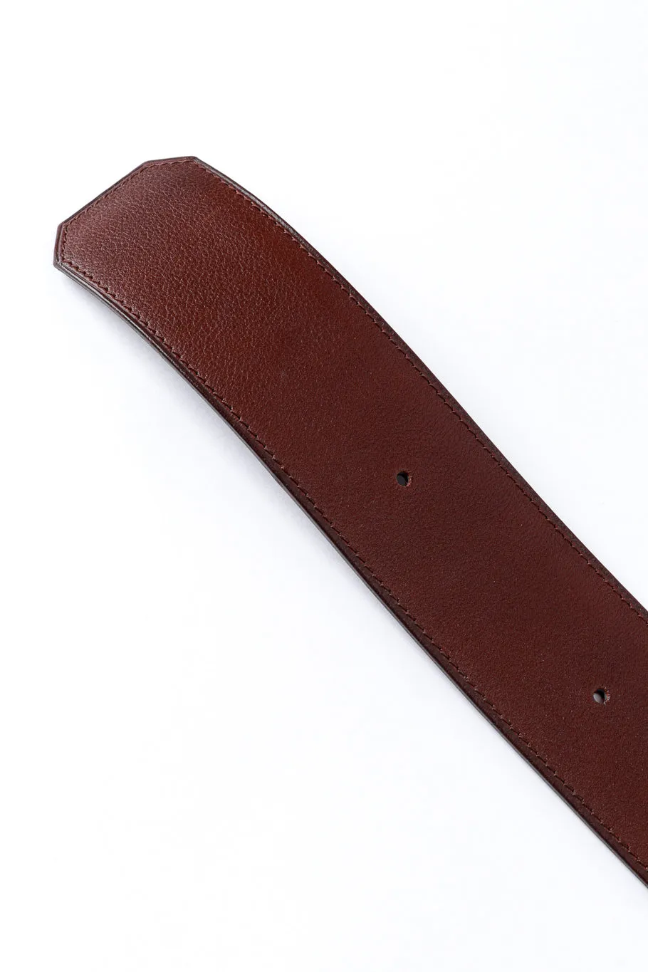 Brown H Buckle Belt