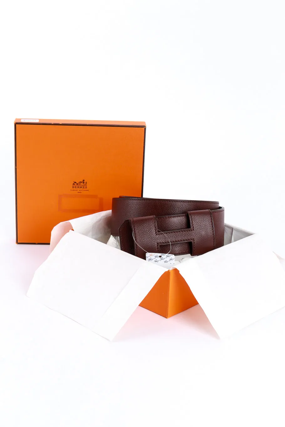 Brown H Buckle Belt
