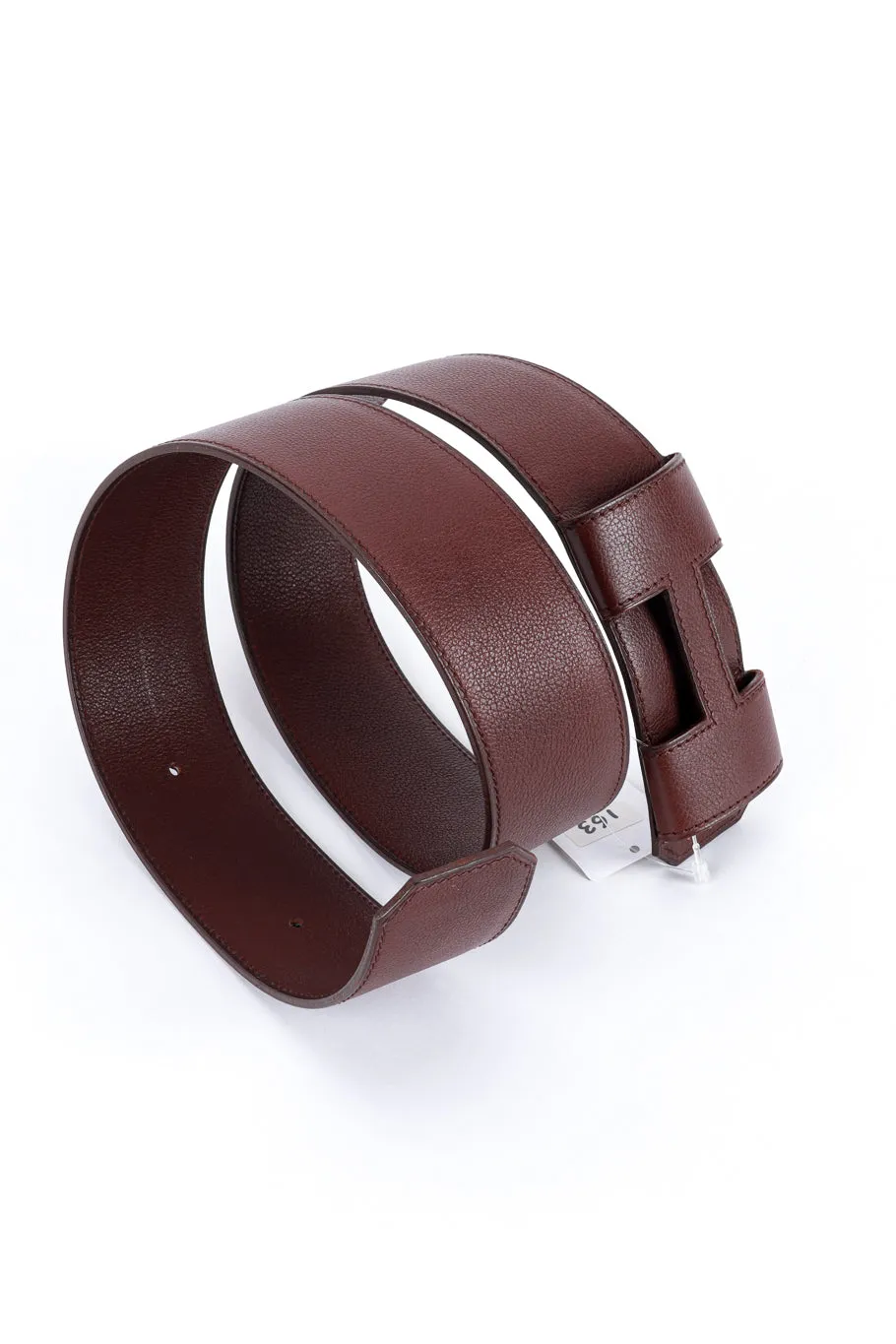 Brown H Buckle Belt