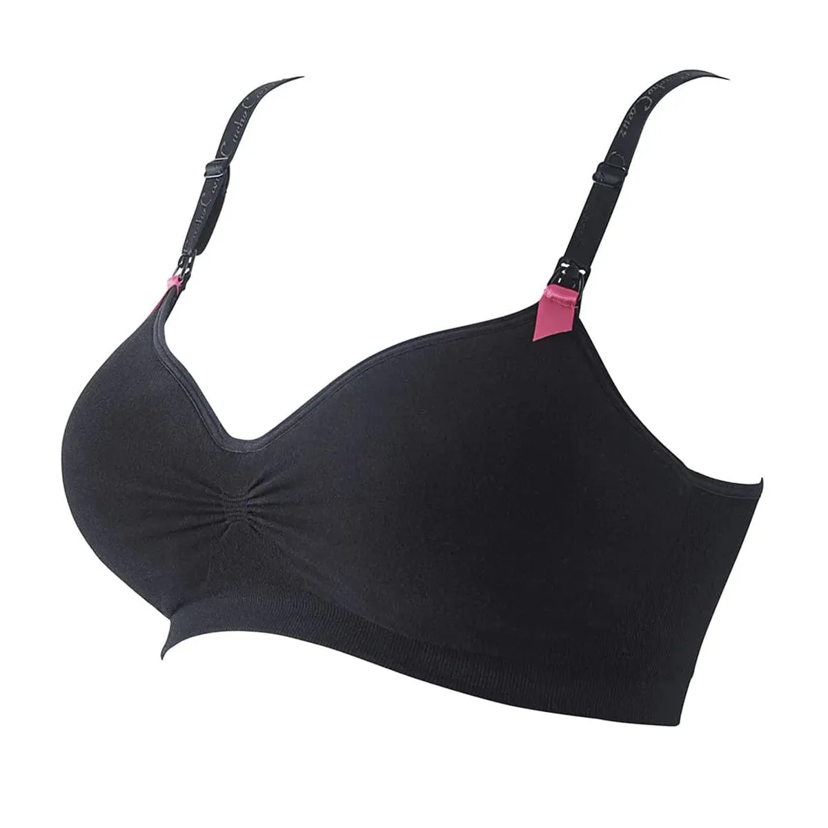 Cache Coeur Curve Seamless Nursing Bra - Black- CLEARANCE