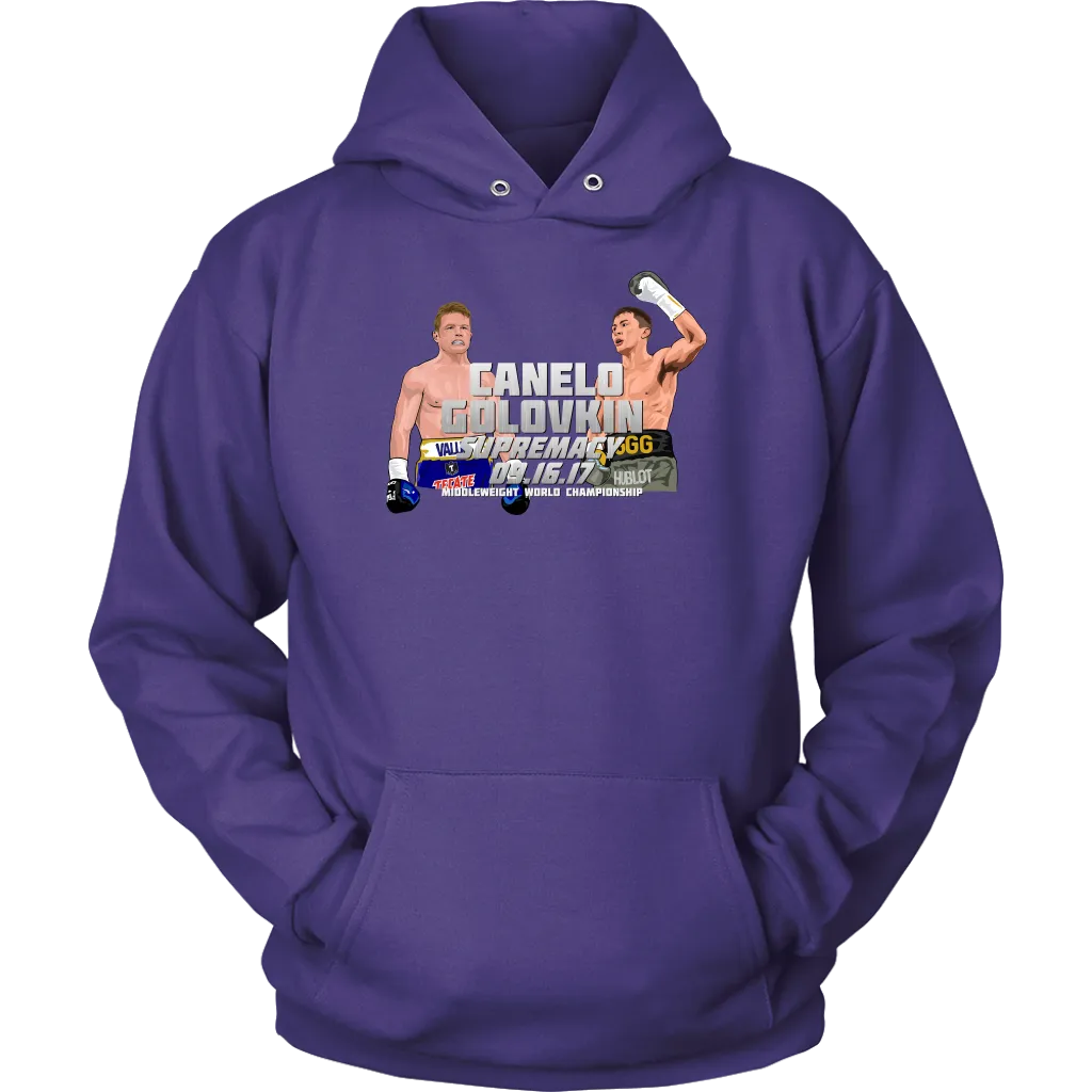 Canelo Alvarez vs GGG Golovkin Supremacy Hoodie