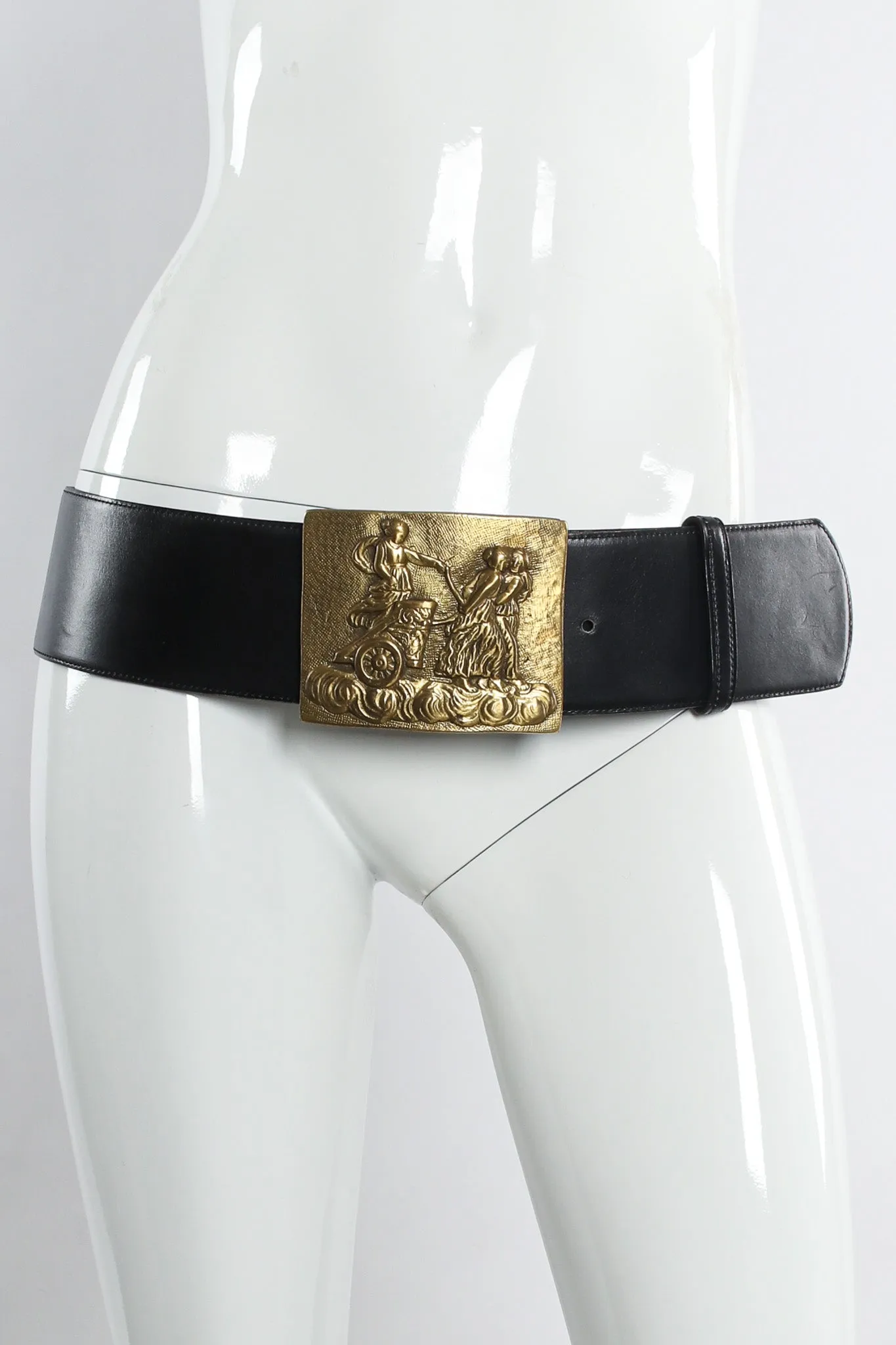 Chariot Tableau Leather Waist Belt