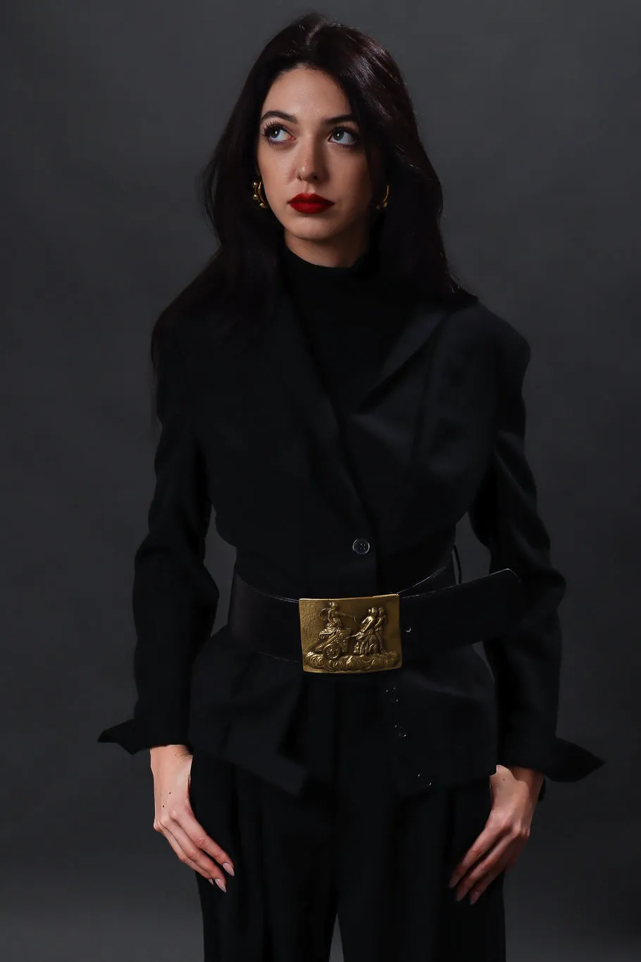 Chariot Tableau Leather Waist Belt