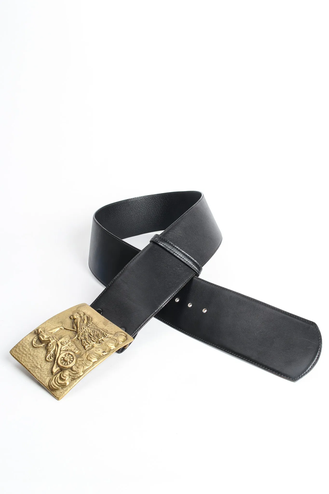 Chariot Tableau Leather Waist Belt