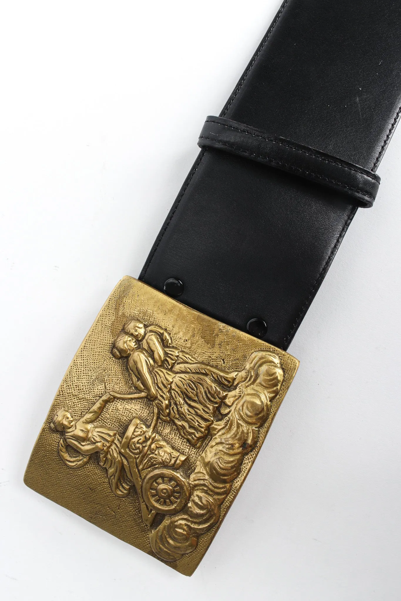 Chariot Tableau Leather Waist Belt