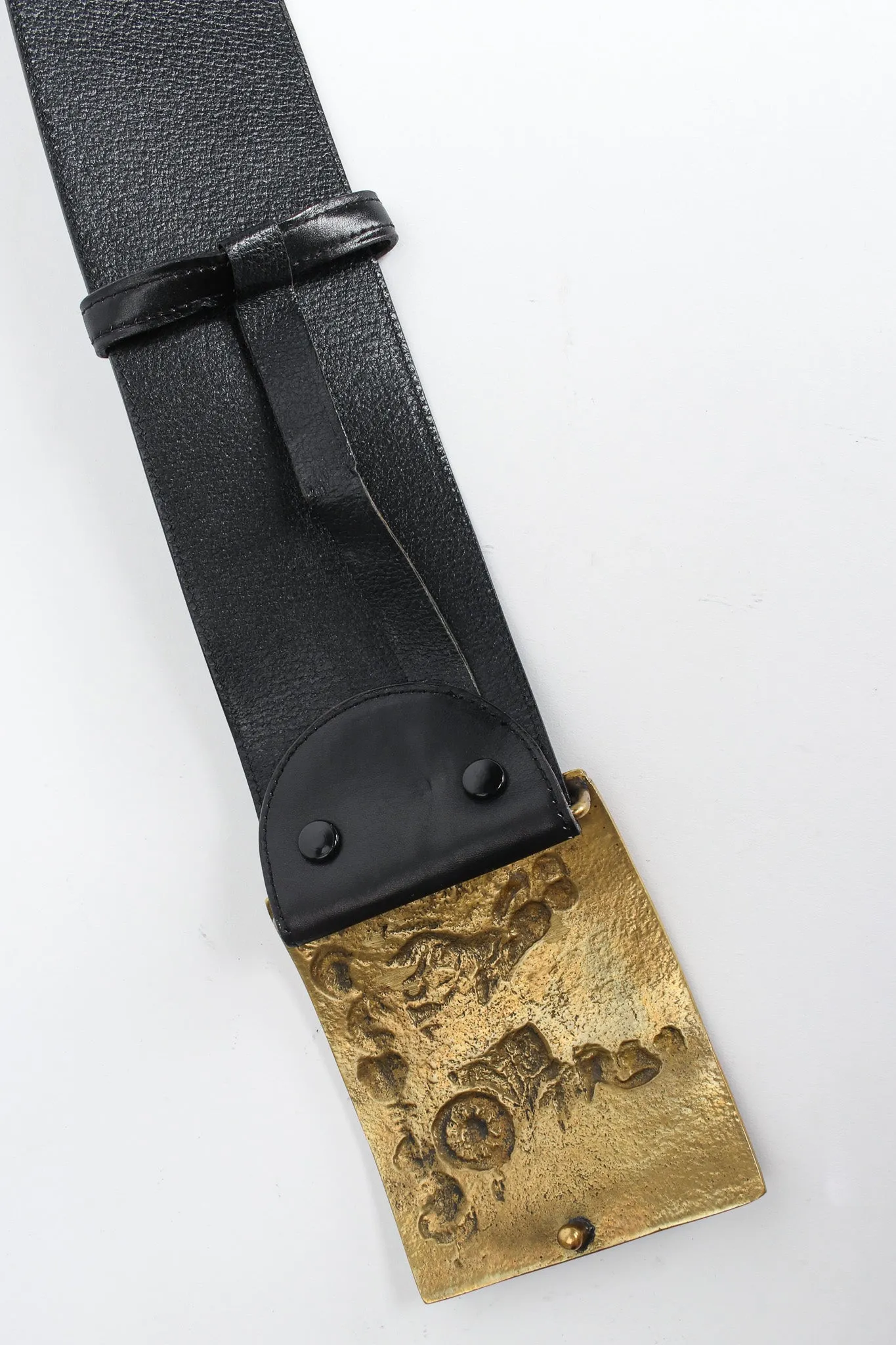 Chariot Tableau Leather Waist Belt