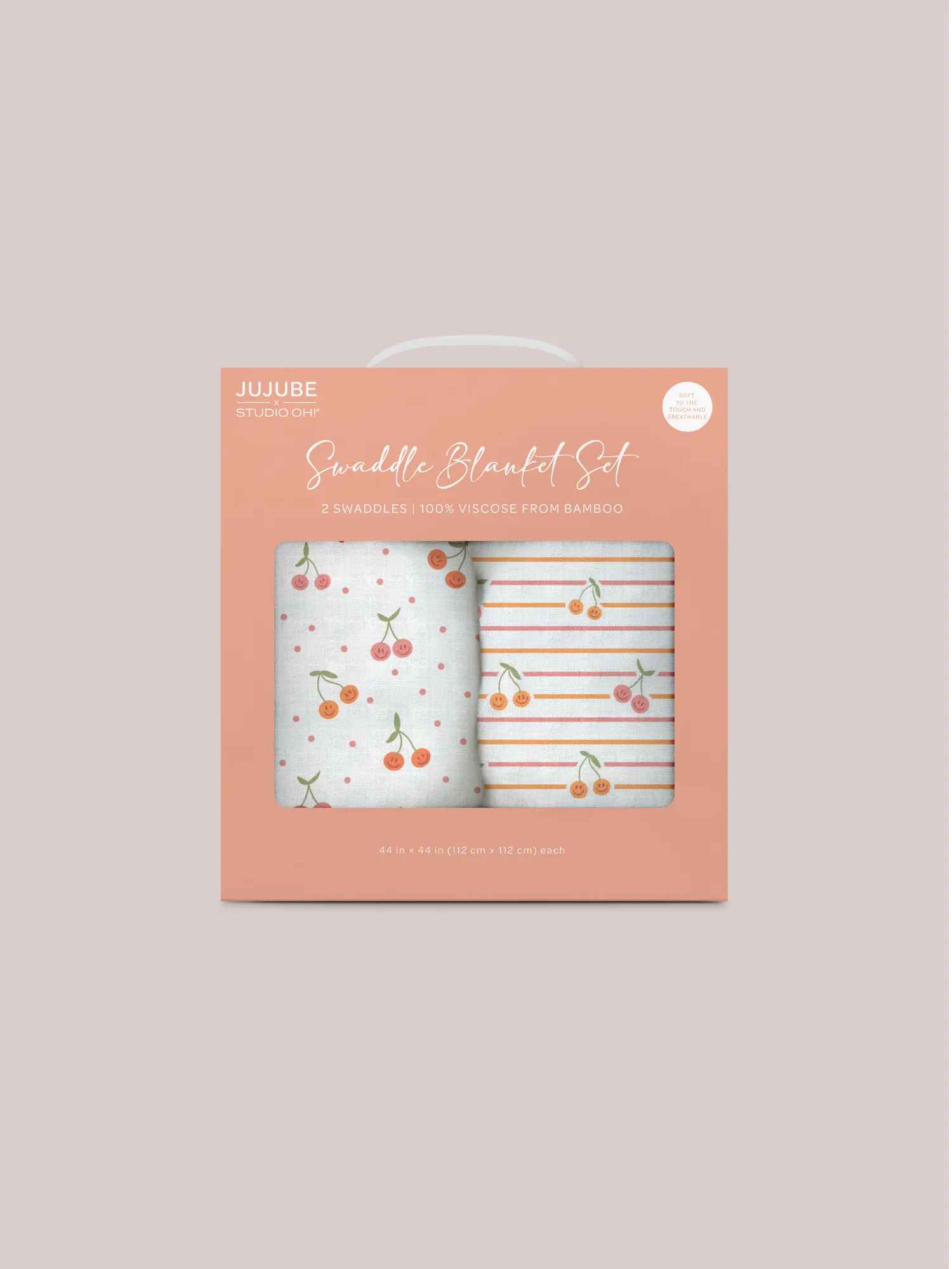 Cherry Cute by Doodle By Meg | Swaddle Blanket Set | Swaddle Blanket Set