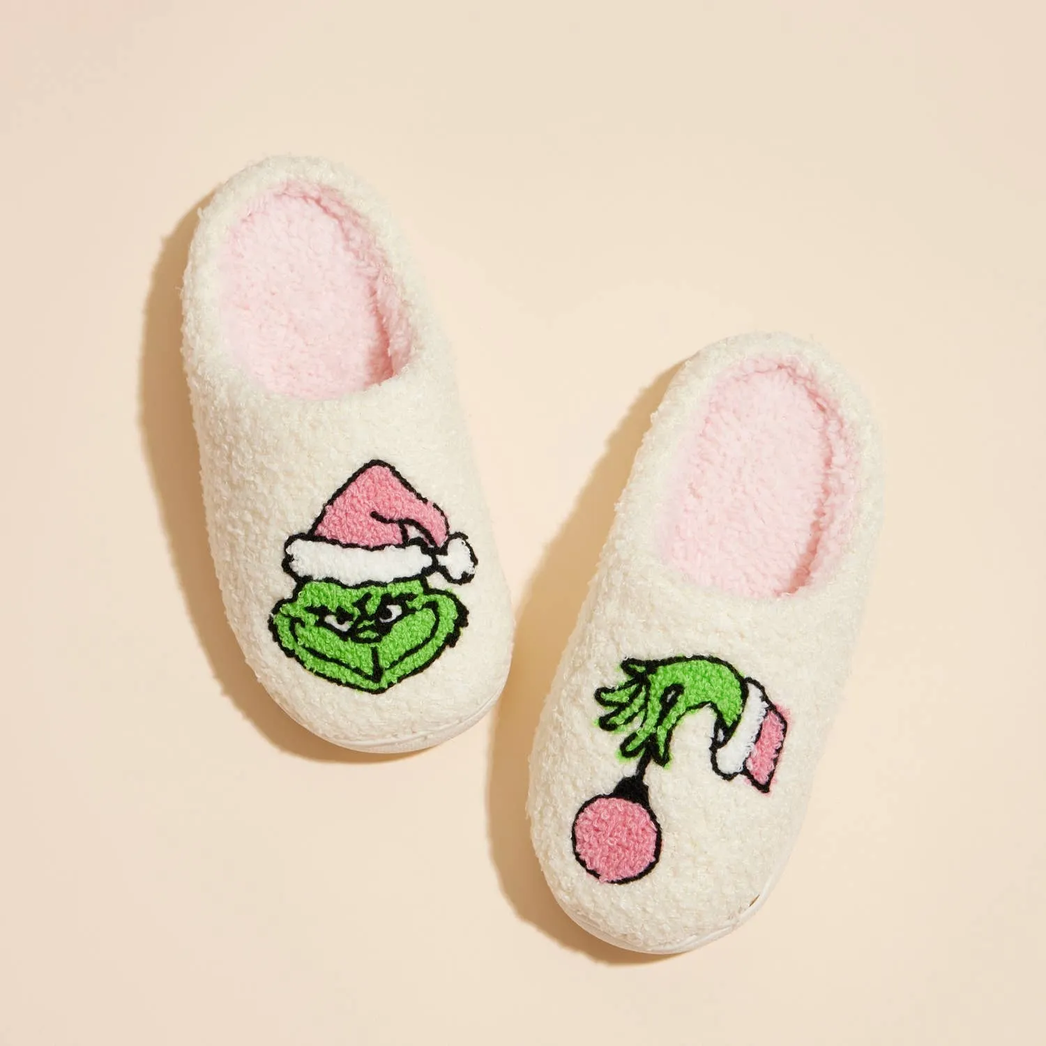 Christmas Monster Home Slippers - Kids