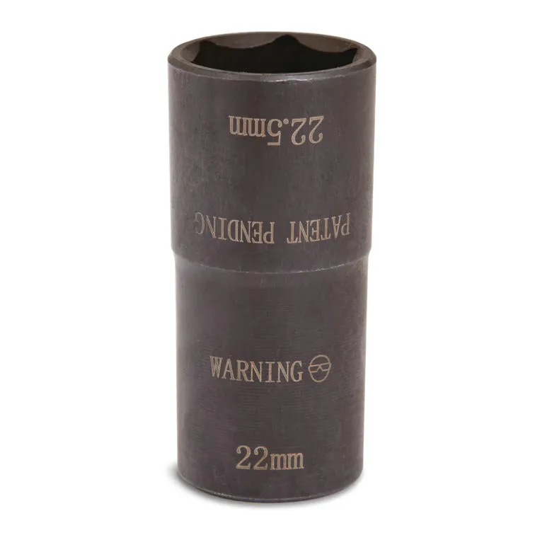 Chrome-Capped Lug Nut Flip Socket
