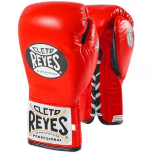CLETO REYES SAFTEC PRO FIGHT LACE-RED/BLACK