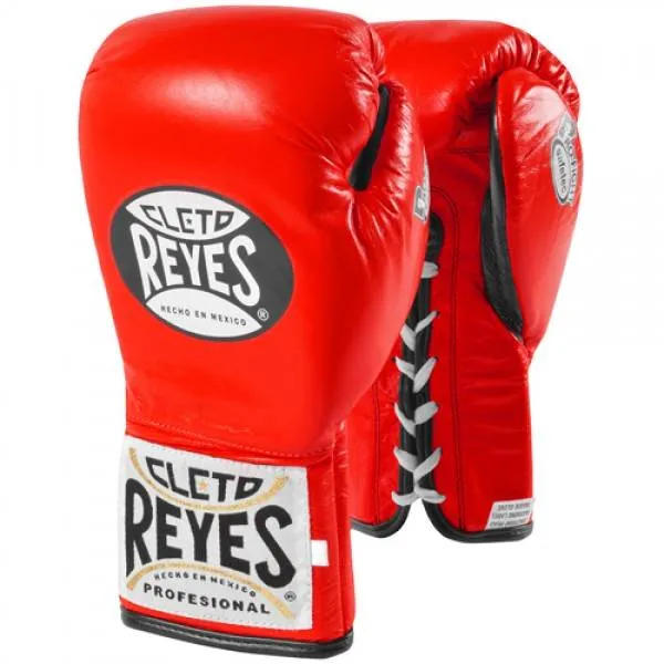 CLETO REYES SAFTEC PRO FIGHT LACE-RED/BLACK