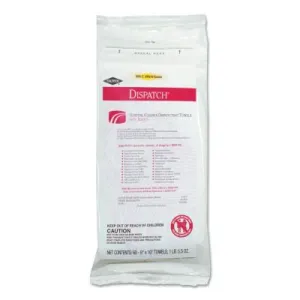Clorox® Dispatch Cleaner Disinfectant Towels with Bleach, 9 x 10, 69260