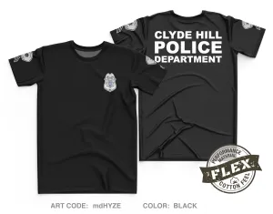 Clyde Hill Police Department Store 1 Core Men's SS Flex Performance Tee - mdHYZE