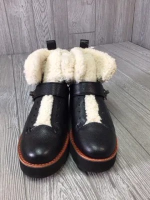 Coach Sherpa Ankle Boot  Size 7