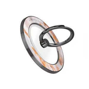 Coffee Cream - Black MagSafe Phone Grip and Ring Holder Stand