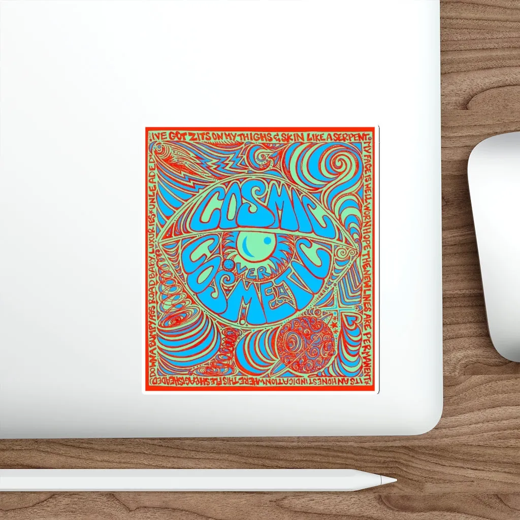 Copy of Cosmic Over Cosmetic Die-Cut Sticker - Red Racer