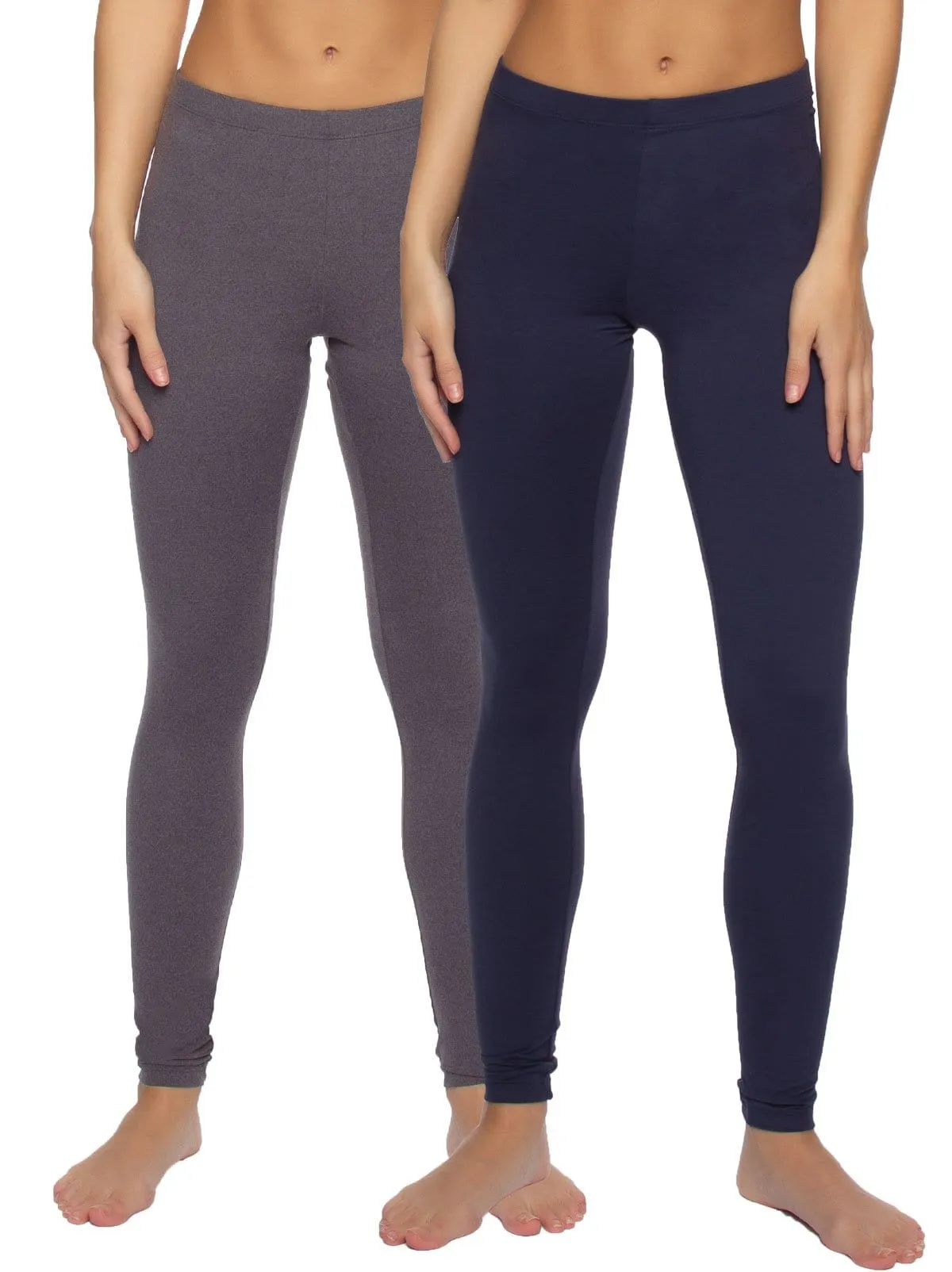 Cotton Modal Lightweight Leggings 2-Pack