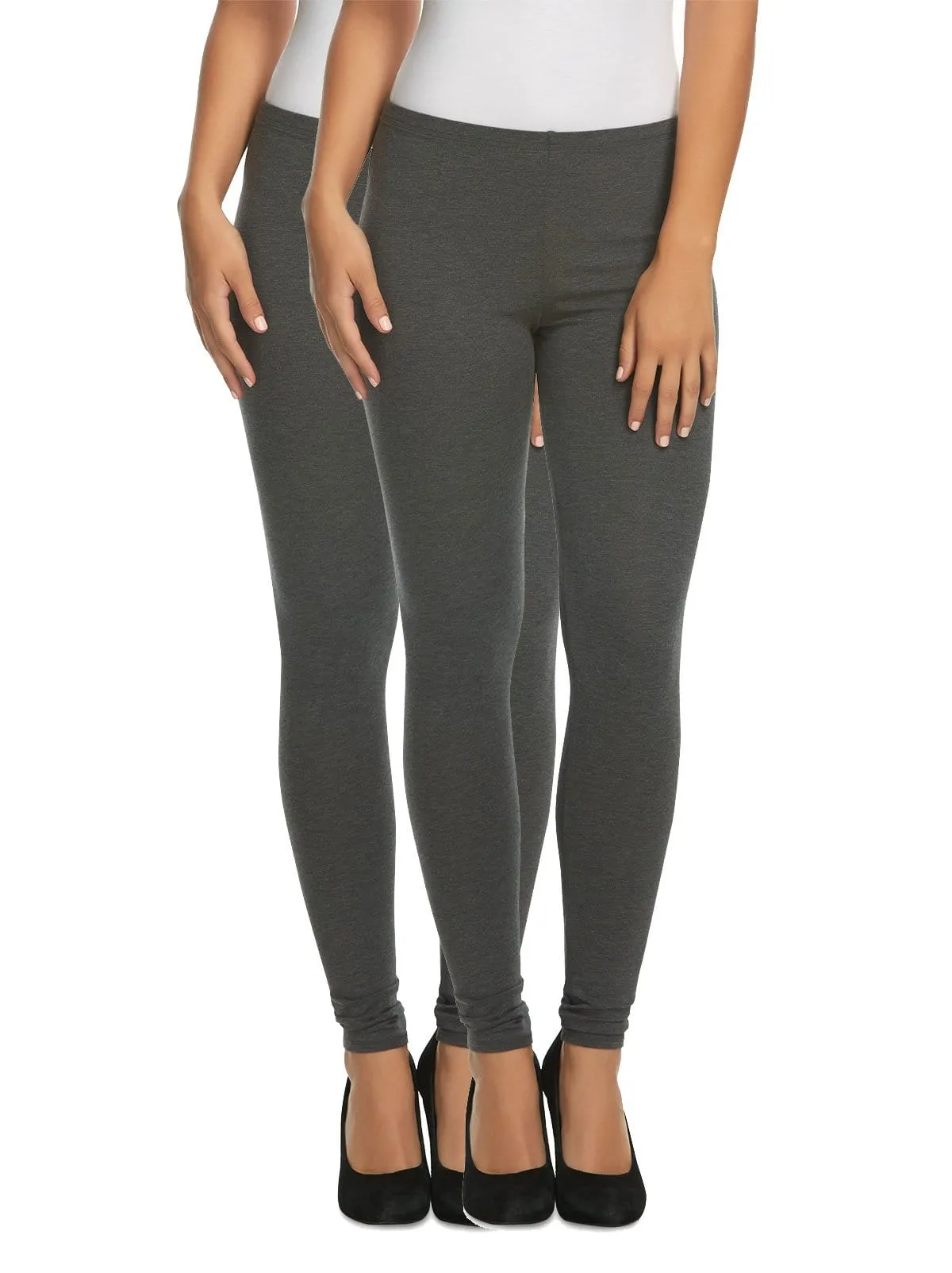 Cotton Modal Lightweight Leggings 2-Pack