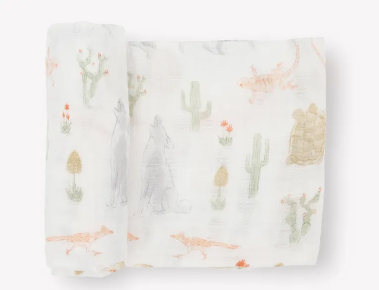 Cotton Muslin Swaddle Blanket - assorted styles