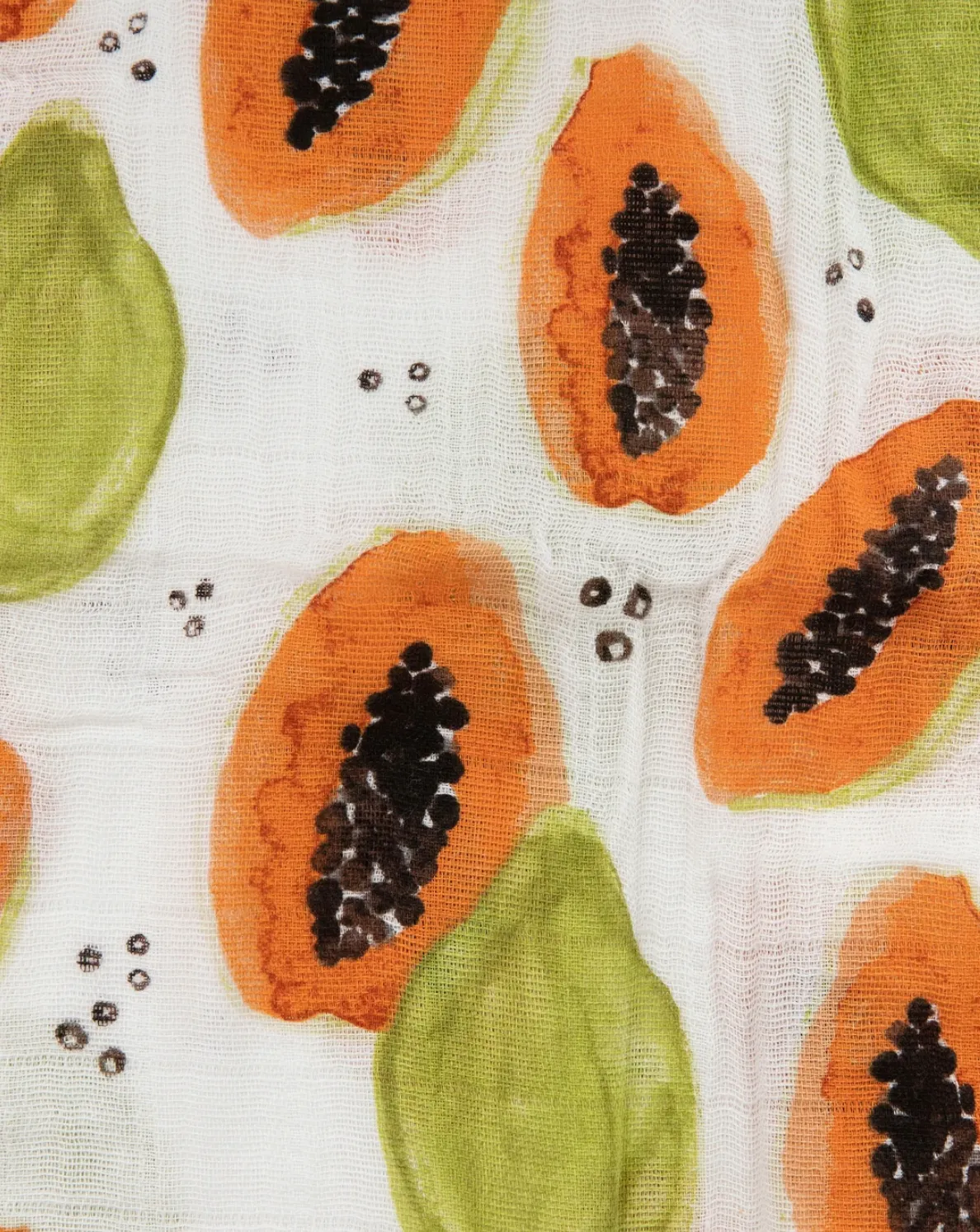Cotton Muslin Swaddle - Papaya