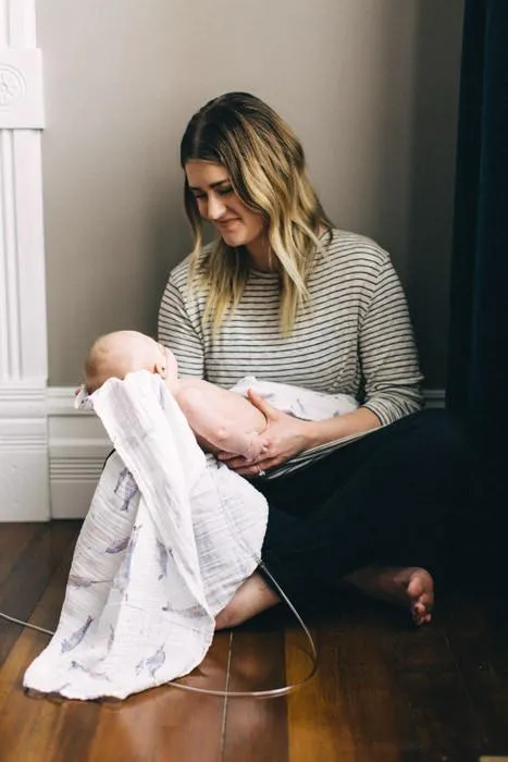 Cotton Muslin Swaddle Single - Narwhal