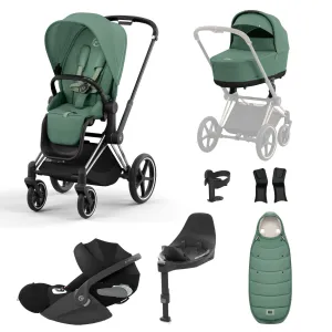 Cybex Priam Cloud T Travel System - Leaf Green