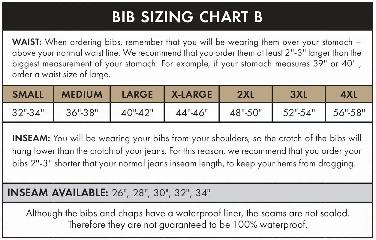 Dan's High-N-Dry Bibs