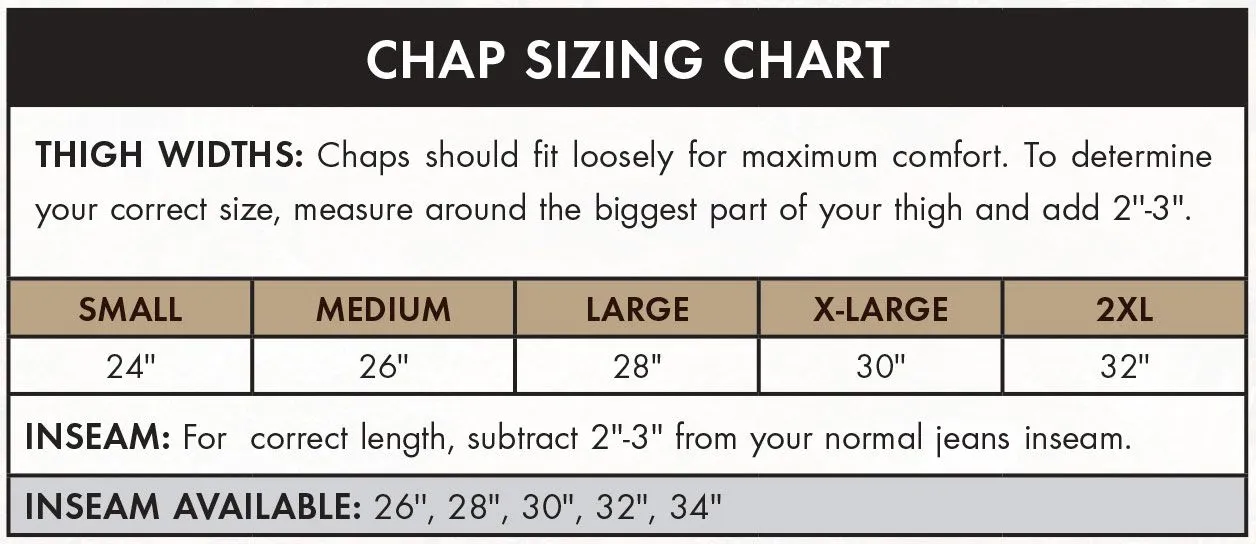 Dan's Waterproof Five star Chaps