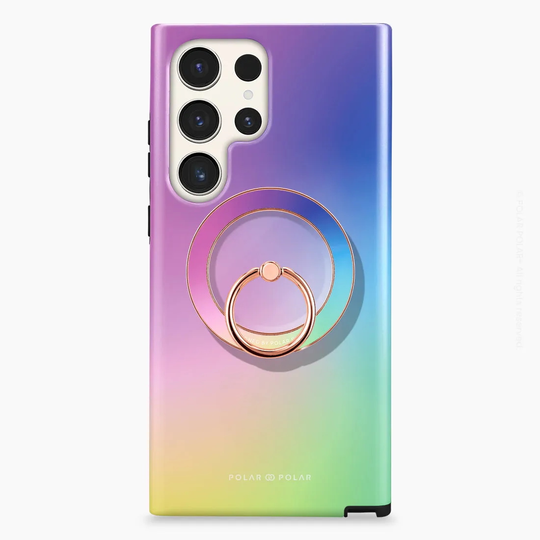 Daydream Holo - Rose Gold MagSafe Phone Grip and Ring Holder Stand