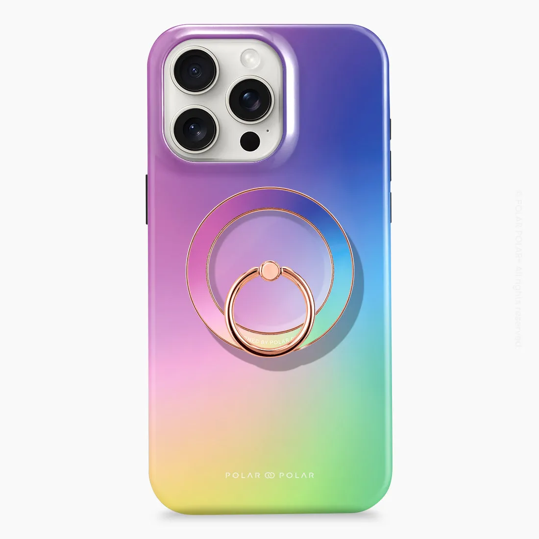 Daydream Holo - Rose Gold MagSafe Phone Grip and Ring Holder Stand